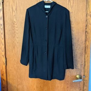 Sports Collection Poly Crepe Hooded Blazer